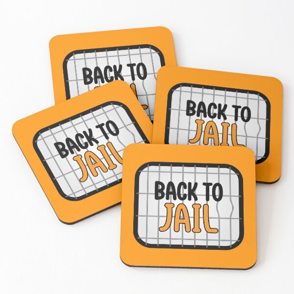 Item preview, 'BACK TO JAIL' designed and sold by Casmeelas.