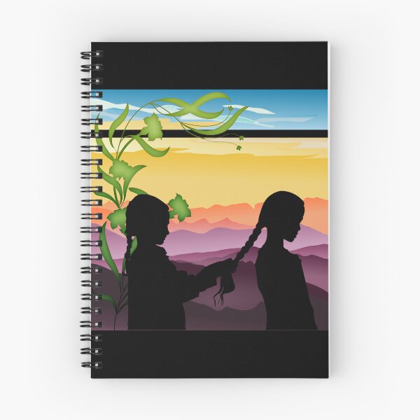 Item preview, SISTERS PREPARING FOR BED AT SUNSET designed and sold by Tammera.