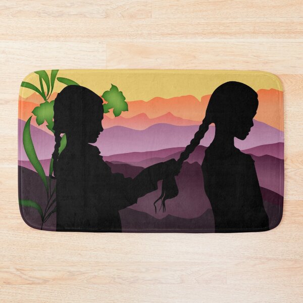 Item preview, SISTERS PREPARING FOR BED AT SUNSET designed and sold by Tammera.