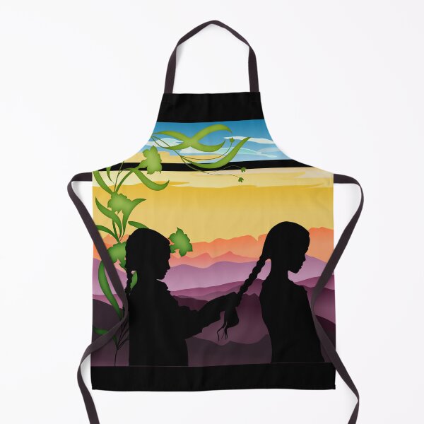 Item preview, SISTERS PREPARING FOR BED AT SUNSET designed and sold by Tammera.
