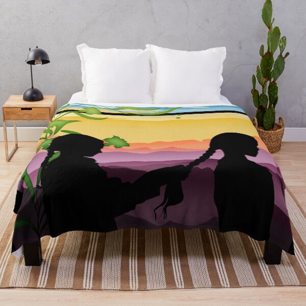 Item preview, SISTERS PREPARING FOR BED AT SUNSET designed and sold by Tammera.