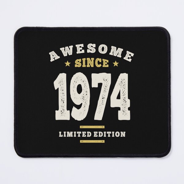 Item preview, Awesome Since 1974 - 48th birthday Retro Classic Vintage designed and sold by cidolopez.