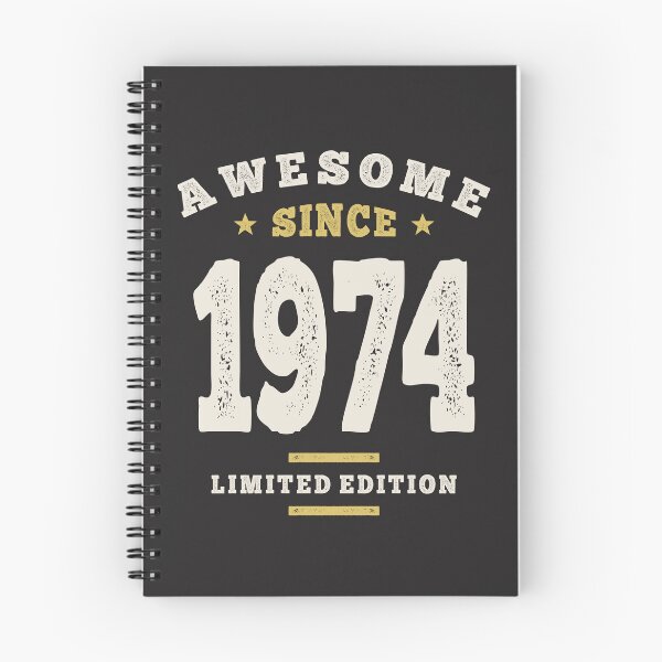 Item preview, Awesome Since 1974 - 48th birthday Retro Classic Vintage designed and sold by cidolopez.