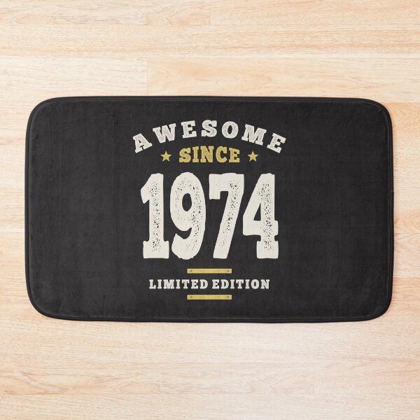 Item preview, Awesome Since 1974 - 48th birthday Retro Classic Vintage designed and sold by cidolopez.