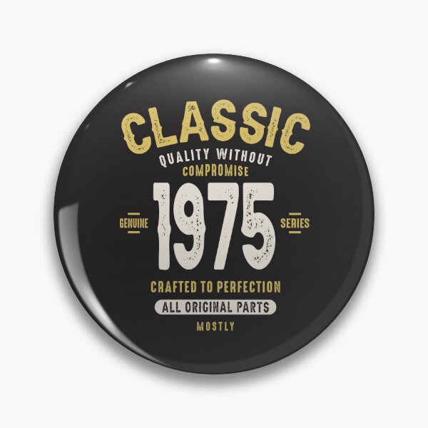 Item preview, Classic 1975 - 47th birthday Retro Vintage designed and sold by cidolopez.