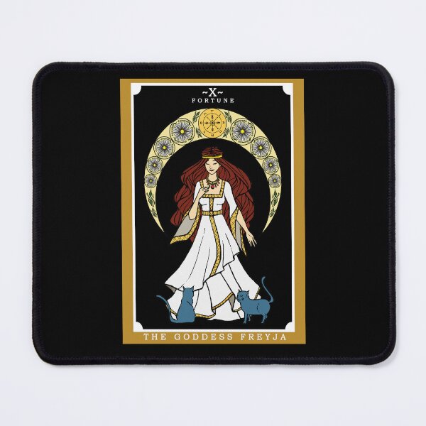 Item preview, The Norse Goddess Freya Tarot Card designed and sold by TheGhoulishGarb.