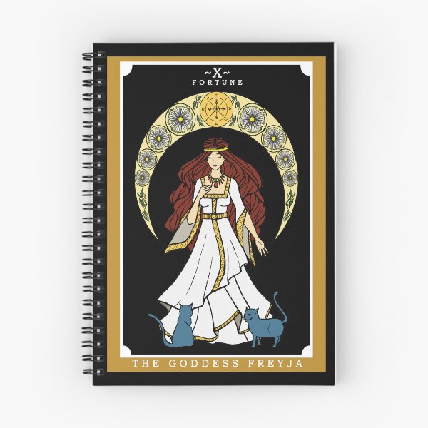 Item preview, The Norse Goddess Freya Tarot Card designed and sold by TheGhoulishGarb.