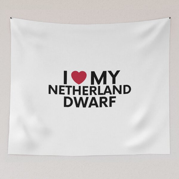 Item preview, i love my netherland dwarf rabbit designed and sold by EChendesign.