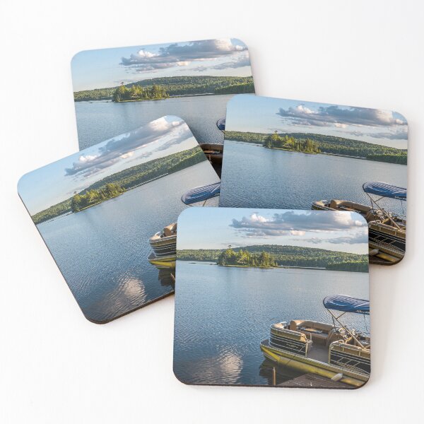 Item preview, Pontoon on the lake designed and sold by StewieStrout.