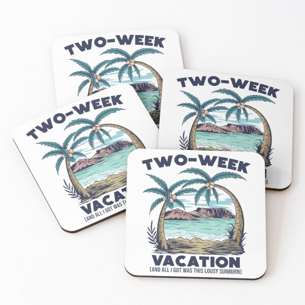 Item preview, Retro Styled Funny Summer Two Week Vacation Design designed and sold by wingstar.
