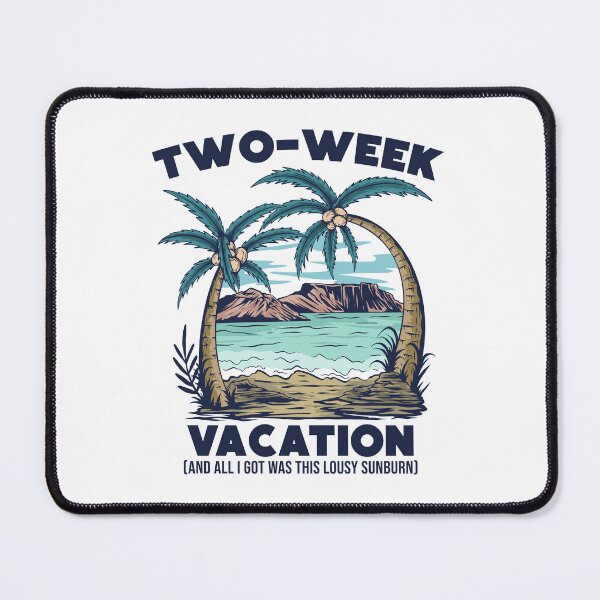 Item preview, Retro Styled Funny Summer Two Week Vacation Design designed and sold by wingstar.