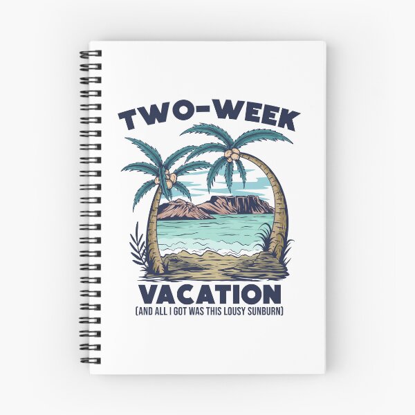 Item preview, Retro Styled Funny Summer Two Week Vacation Design designed and sold by wingstar.