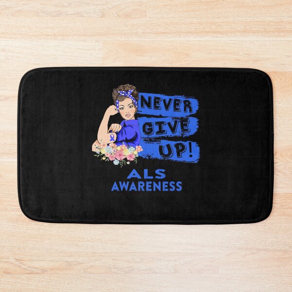 Item preview, ALS Warrior - Never Give Up! - Support ALS Warrior Gifts designed and sold by whlrcheryl.