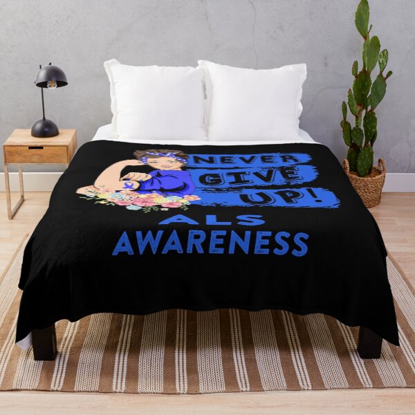 Item preview, ALS Warrior - Never Give Up! - Support ALS Warrior Gifts designed and sold by whlrcheryl.