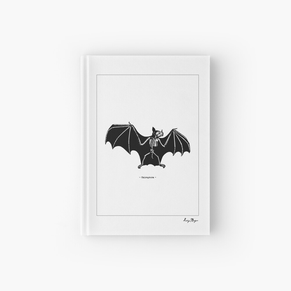 Bat Anatomy Hardcover Journal