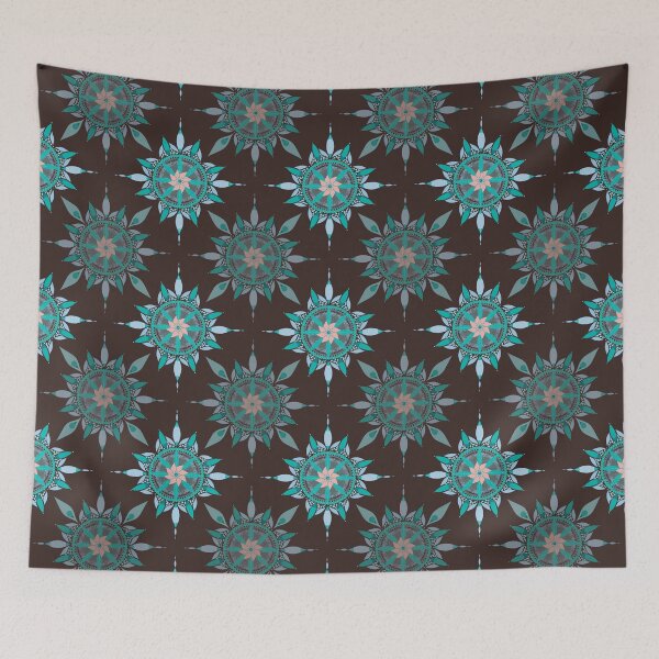 Item preview, Beach Mandala Seamless Pattern designed and sold by Anakathrin.
