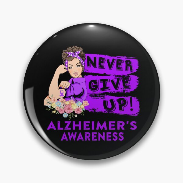 Item preview, Alzheimer's Warrior - Never Give Up! - Support Alzheimer's Warrior Gifts designed and sold by whlrcheryl.