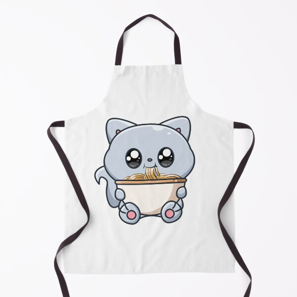 Item preview, Peach and Goma Mochi Cat Eating Ramen designed and sold by Stevenobinsun.