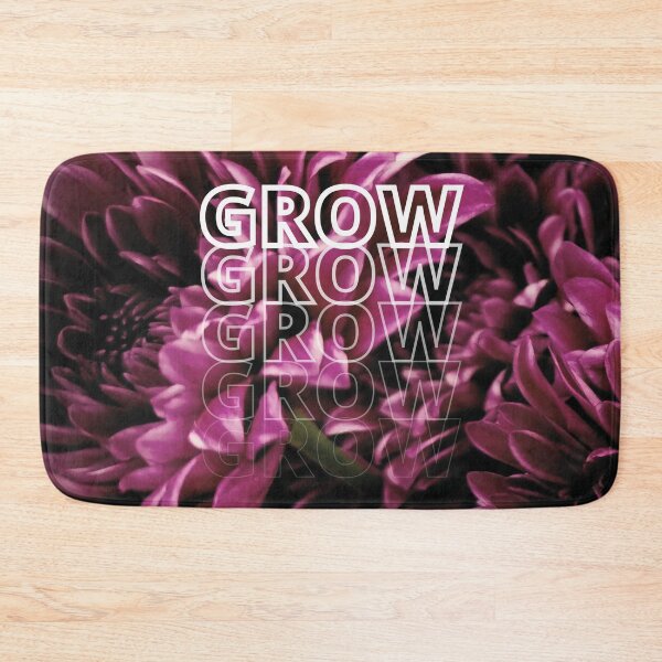 Item preview, GROW (above) - Frilly Purple Flowers designed and sold by AliceSLee.