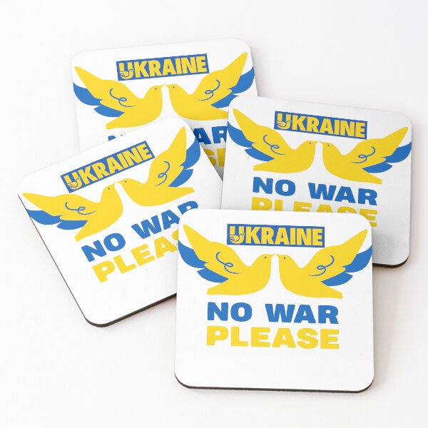 Aperçu de l'œuvre soutenez l'ukraine arrêtez la guerre s'il vous plait créée et vendue par RachodShop.