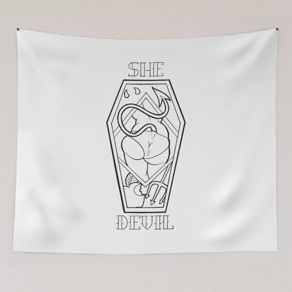 Item preview, She Devil Booty - Linework designed and sold by ThatsKeanke.