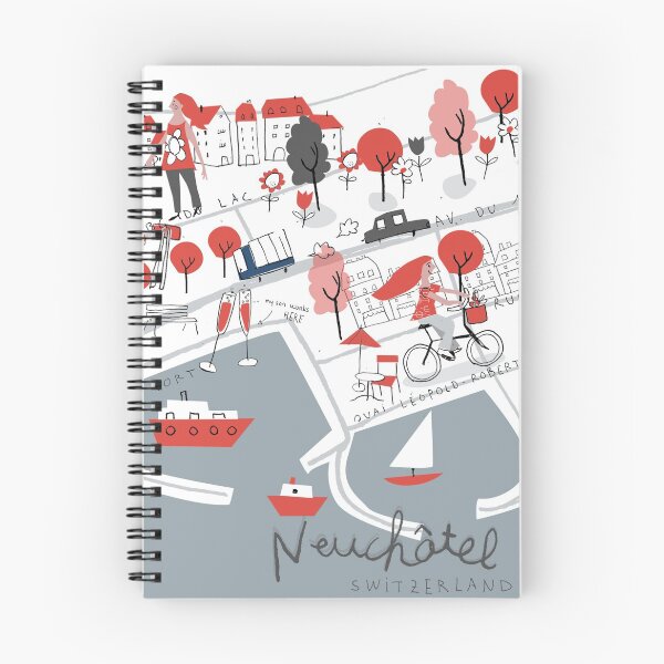 Item preview, Neuchâtel's Map designed and sold by Mireille  Marchand.