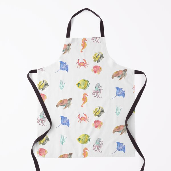 Item preview, Tropical Watercolor Marine Life designed and sold by silviaol.