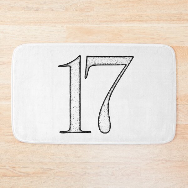 Item preview, Dotart/Dotwork illustration of Number 17 designed and sold by MagnetitaBySil.
