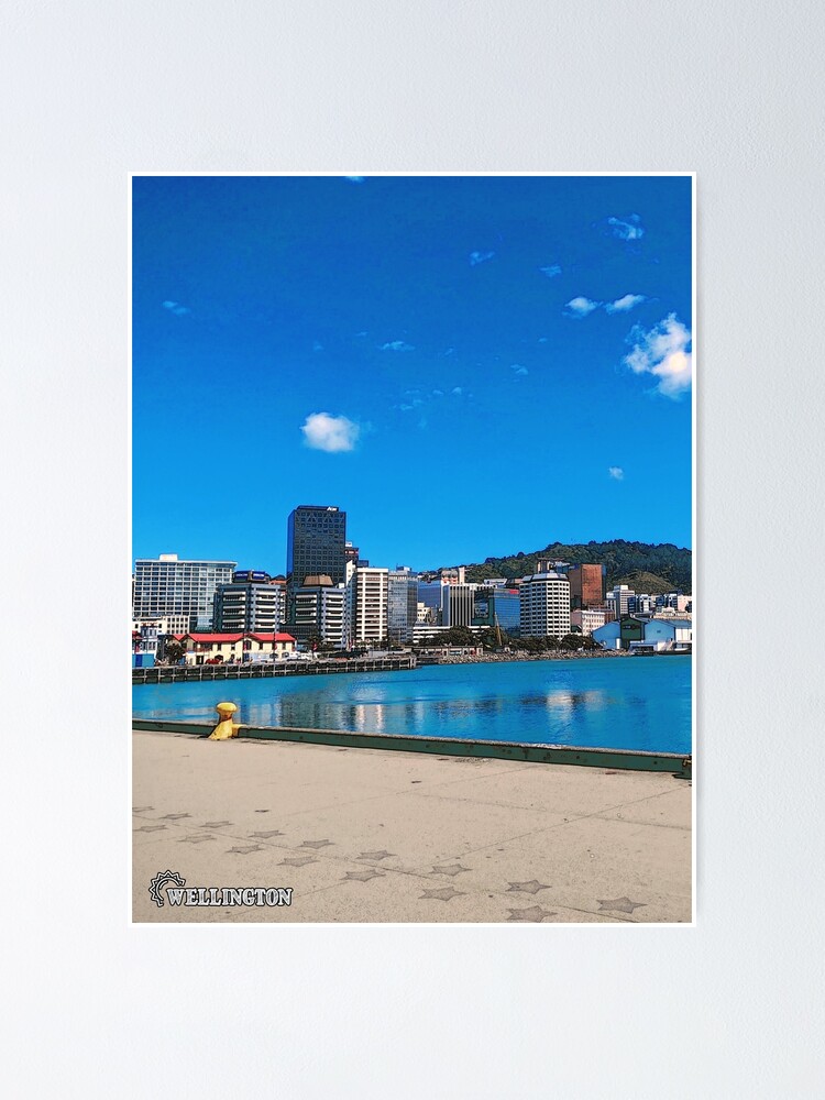 "Wellington New Zealand City" Poster for Sale by PostersStickers
