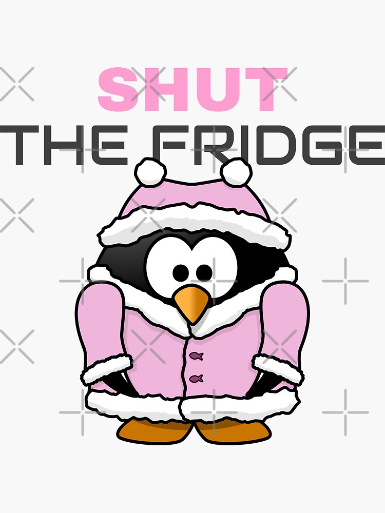 "Shut the Fridge Winter" Sticker for Sale by Vokka76 Redbubble