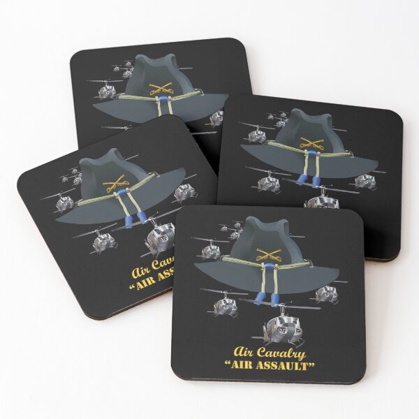 Item preview, Army - Cavalry Hat - Air Assault  w Branch w Slicks designed and sold by Military Insignia Products.