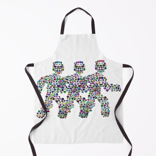 Item preview, Walking People All Gemstones designed and sold by DigitalGemArt.