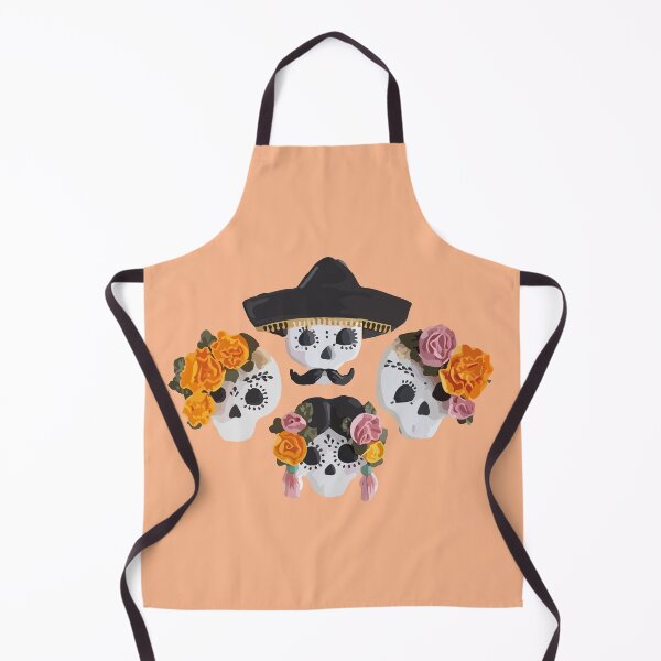 Item preview, Charro mexican kawaii cute sugar skull mexican style marigold cempasúchil designed and sold by T-Mex.