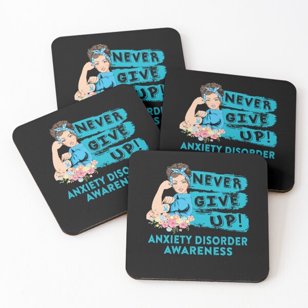 Item preview, Anxiety Disorder Warrior - Never Give Up! - Support Anxiety Disorder Warrior Gifts designed and sold by whlrcheryl.