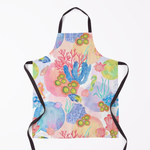 Item preview, Watercolor Marine Life- Shells, Coral and Fish designed and sold by silviaol.