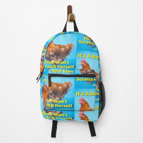 Item preview, Irish Proverb - It’s A Bad Hen That Won’t Scratch Herself designed and sold by IrishProverbs.