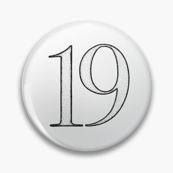 Item preview, Dotart/Dotwork illustration of Number 19 designed and sold by MagnetitaBySil.