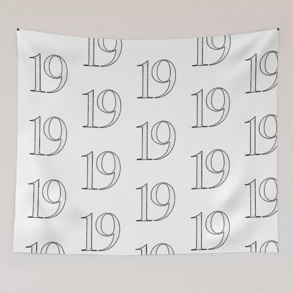 Item preview, Dotart/Dotwork illustration of Number 19 designed and sold by MagnetitaBySil.
