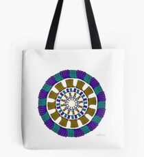 sdd Cowboy Boots Fractal Mandala 2Q Tote Bag