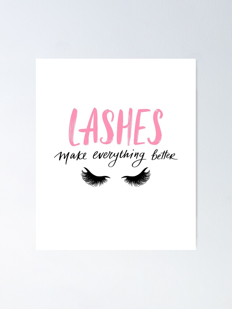 Lash Room Wall Art Brow Lash Pictures Wall Decor Lash Quote Canvas