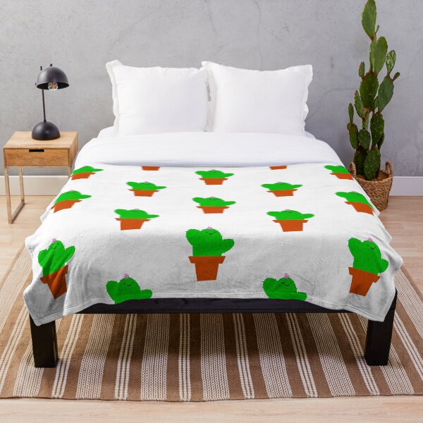 Item preview, Lindo cactus de dibujos animados en una olla designed and sold by crispysofa.
