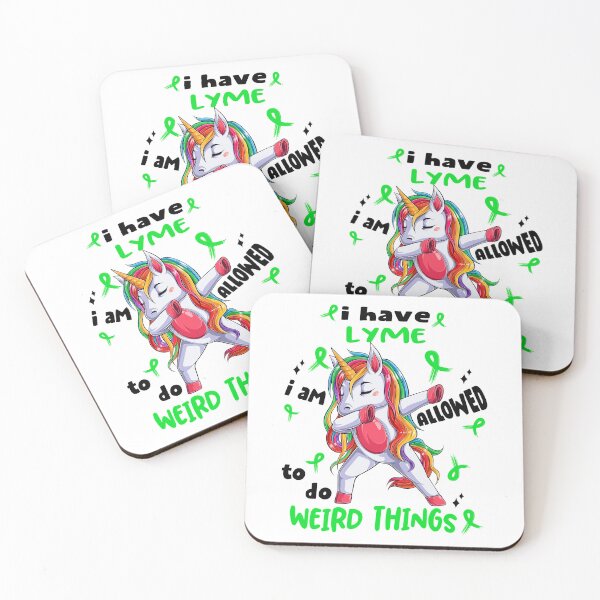 Item preview, Lyme Awareness Funny I have Lyme i'm allowed to do Weird Things! designed and sold by JanetShop809.
