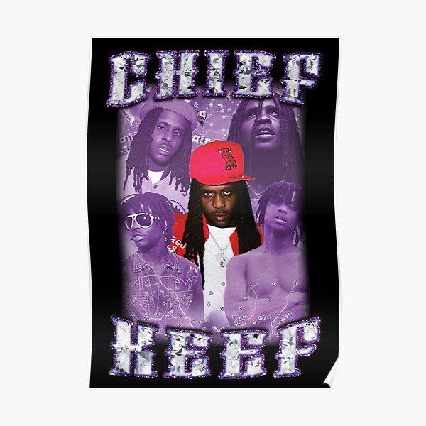 &ldquo;Chief Keef Vintage Bootleg Shirt&rdquo; Poster for Sale by amaraunknown