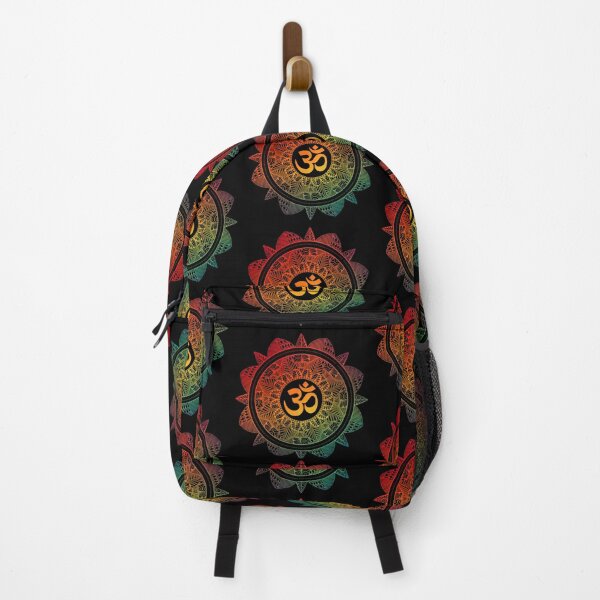 Item preview, Om symbol mandala gayatri mantra colorful designed and sold by Milamara.