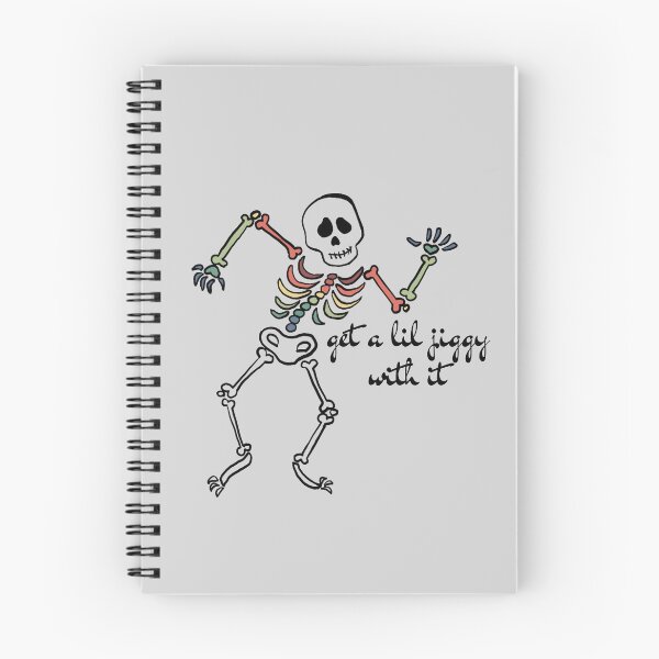 Item preview, get a lil jiggy with it rainbow skeleton designed and sold by Pink Ribbon.