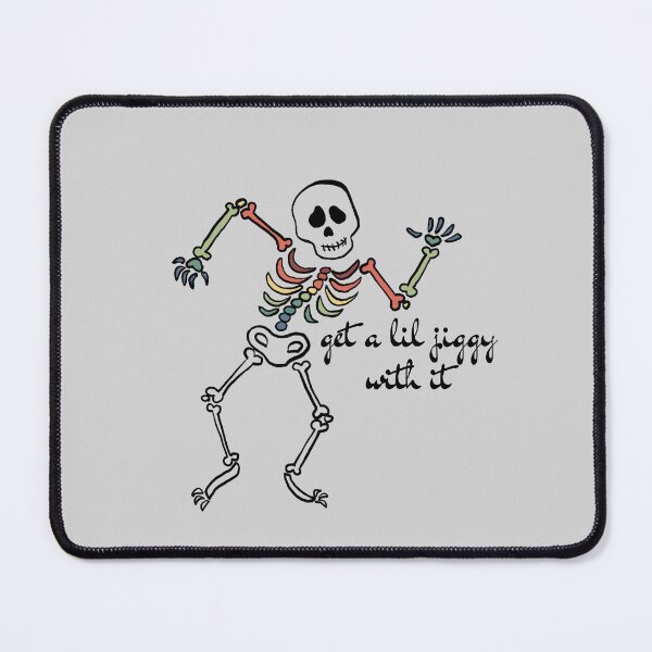 Item preview, get a lil jiggy with it rainbow skeleton designed and sold by Pink Ribbon.