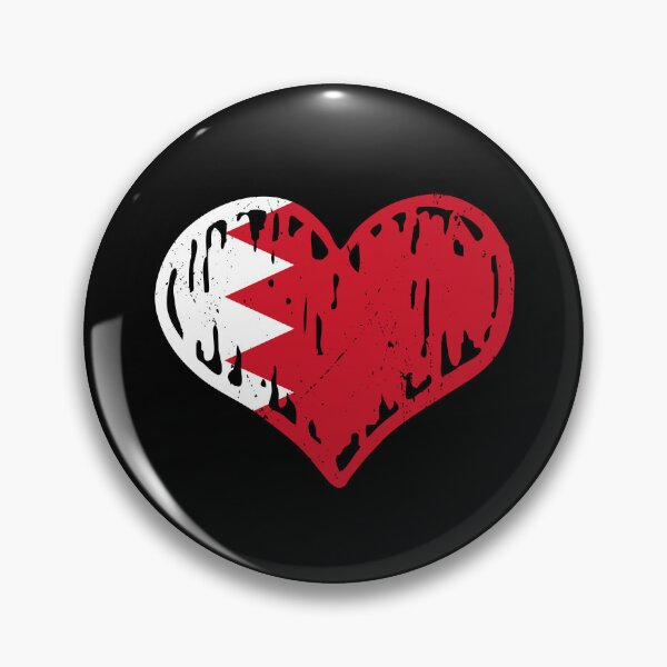 Item preview, Bahrain Flag Heart Love designed and sold by rafaeltto.