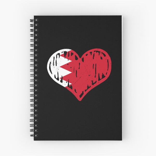 Artikelvorschau, Bahrain Flag Heart Love entworfen und verkauft von rafaeltto.