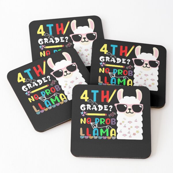Item preview, 4th grade is no prob llama- 4th grade back to school llama designed and sold by POPLIN ⭐ ⭐ ⭐ ⭐ ⭐.