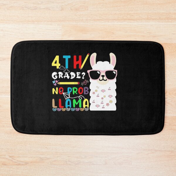 Item preview, 4th grade is no prob llama- 4th grade back to school llama designed and sold by POPLIN ⭐ ⭐ ⭐ ⭐ ⭐.
